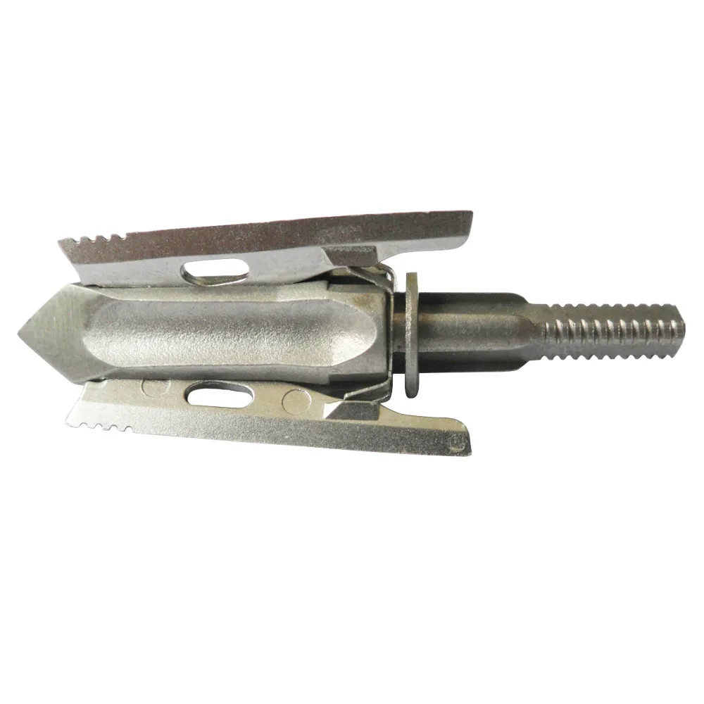 Hunting Broadheads 3 Blade Arrow Heads Arrows Stainless Steel Tips 100 Grain for Archery Shooting
Hunting Broadheads 3 Blade Arrow Heads Arrows Stainless Steel Tips 100 Grain for Archery Shooting