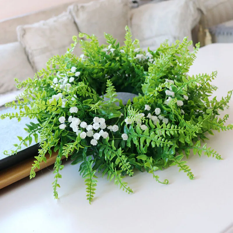 Artificial Sunflower Wreath Flower Wreath With Green Leaves For Front Door Wall Wedding Wedding PVC Fake babysbreath Flower
Artificial Sunflower Wreath Flower Wreath With Green Leaves For Front Door Wall Wedding Wedding PVC Fake babysbreath Flower