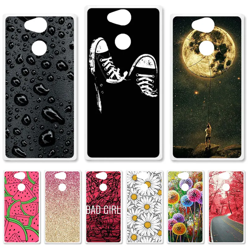 

Soft TPU Case For Sony Xperia XA2 Cases For Sony XA1 Ultra XA2 H3113 H3123 H3133 H4113 H4133 SM12 5.2 inch Painted Silicon Cover