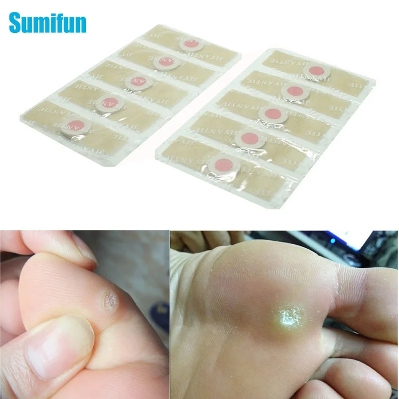 10 pcs Sumifun Feet Corns/ Warts Removal patches Feet Care Calluses Thorn Medical Plaster C037
10 pcs Sumifun Feet Corns/ Warts Removal patches Feet Care Calluses Thorn Medical Plaster C037