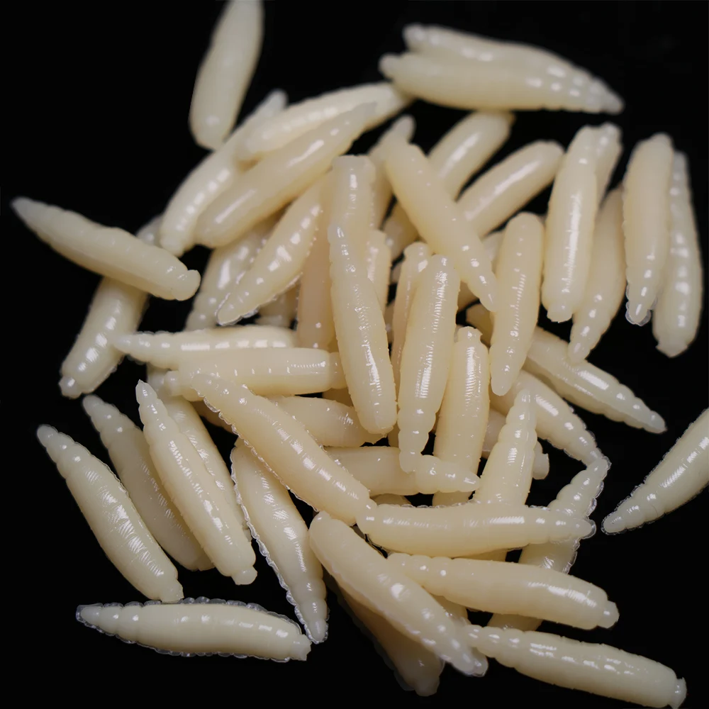 50Pcs 1.6cm Fishing Lure Maggot Grub Soft Baits Worms Ivory Beige/Luminous 1.6cm Soft bait Fishing Accessories
50Pcs 1.6cm Fishing Lure Maggot Grub Soft Baits Worms Ivory Beige/Luminous 1.6cm Soft bait Fishing Accessories