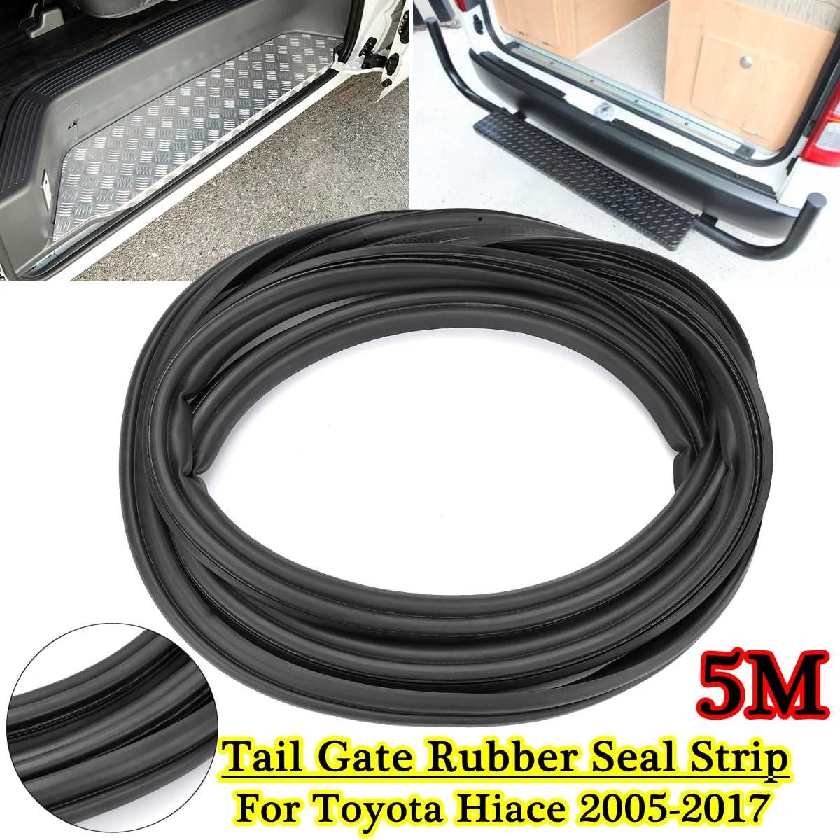 Car Rear Tail Gate Rubber Sealing Strip For Toyota Hiace Low Roof 2005-2017 Car styling Accessories
Car Rear Tail Gate Rubber Sealing Strip For Toyota Hiace Low Roof 2005-2017 Car styling Accessories