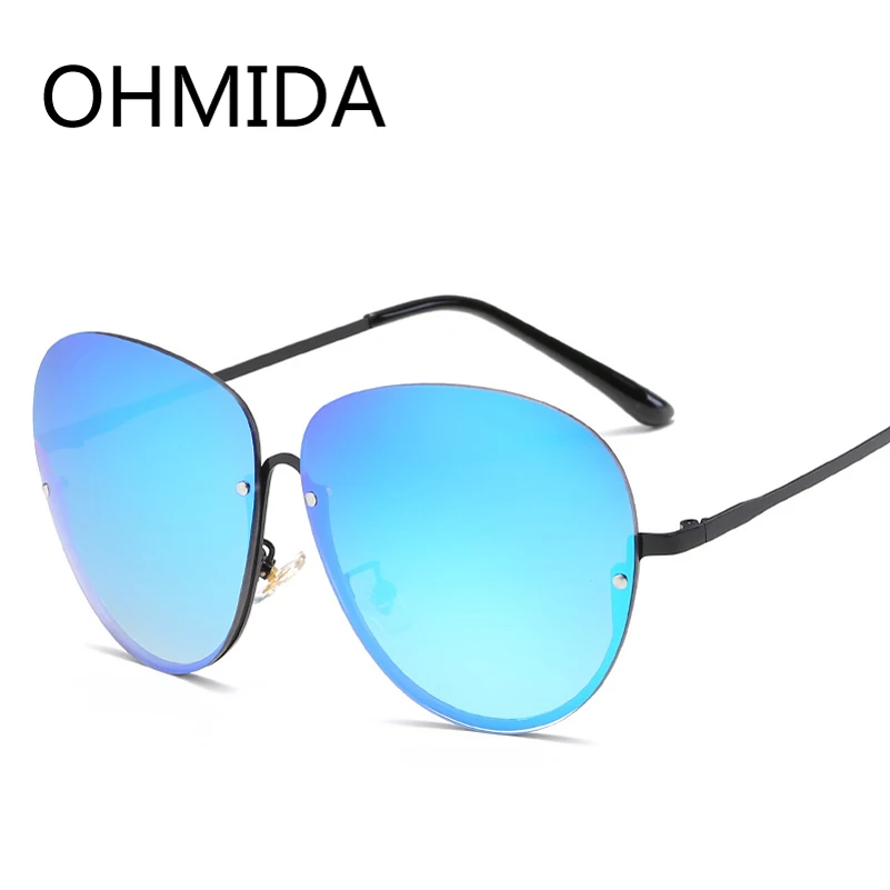OHMIDA Ретро стиль без оправы солнцезащитные очки для женщин фирменный дизайн UV400