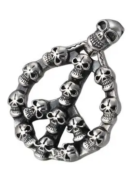 NEW 100% 925 Silver Skull Necklace Pure Silver Skeleton Pendant Necklace Sterling Peace Symbol Necklace
NEW 100% 925 Silver Skull Necklace Pure Silver Skeleton Pendant Necklace Sterling Peace Symbol Necklace