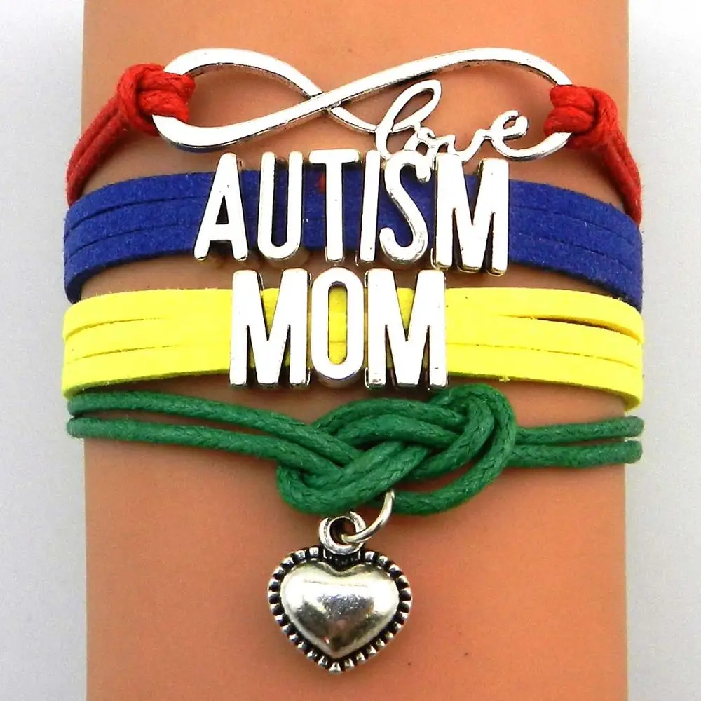 Unisex Handmade Autism Pendant Heart Woven Charm Bracelet Bradied Men Jewelry Mom Sister
Unisex Handmade Autism Pendant Heart Woven Charm Bracelet Bradied Men Jewelry Mom Sister