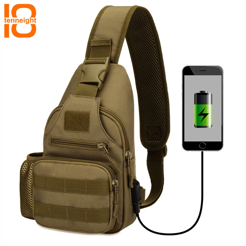 TENNEIGHT Outdoor Military Tactical Shoulder Sports Bag USB Charging Crossbody Bags Chest Bag Travel Camping Cycling bags
TENNEIGHT Outdoor Military Tactical Shoulder Sports Bag USB Charging Crossbody Bags Chest Bag Travel Camping Cycling bags