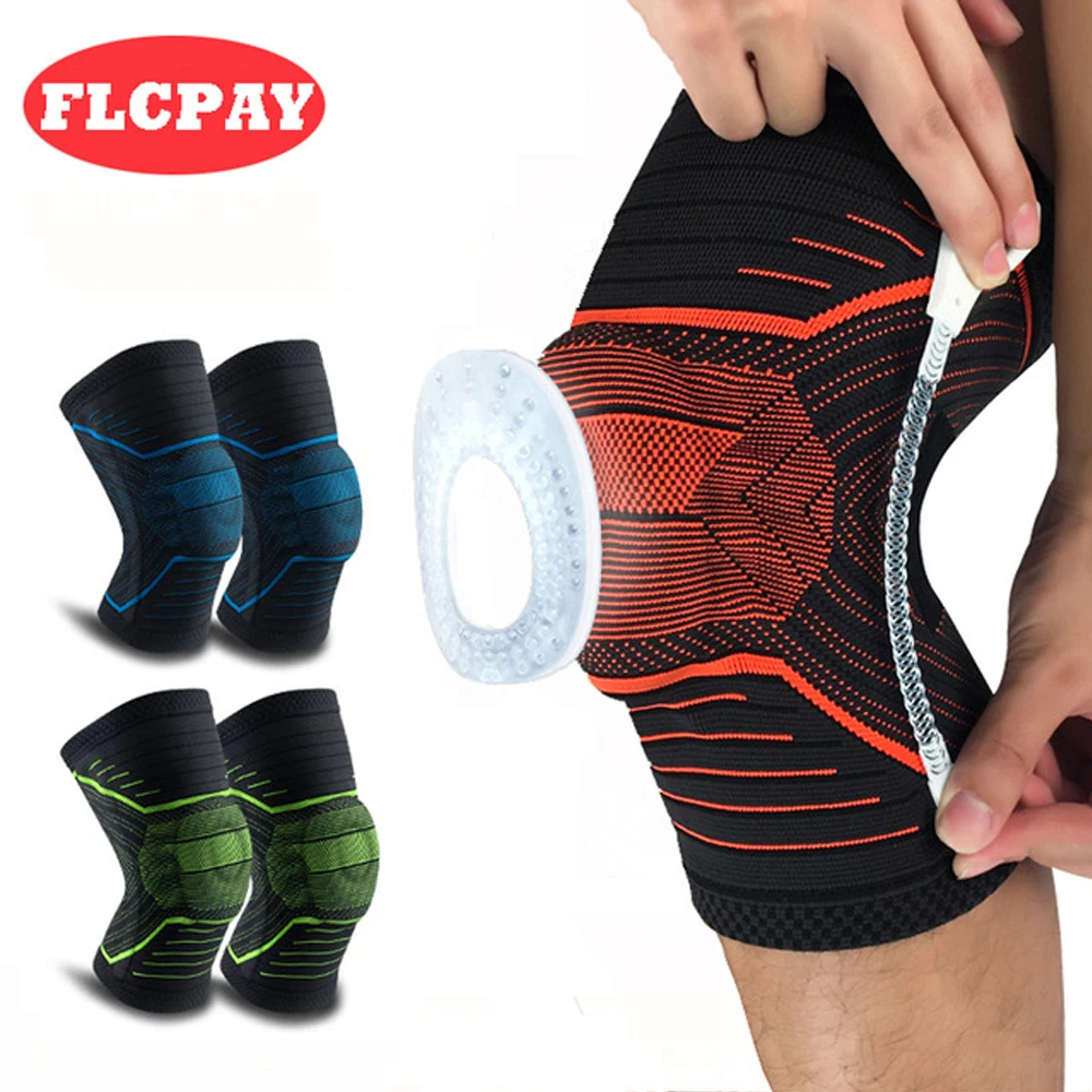 1 Pcs Elastic Fitness Running Knee Pads Support Protect Gym Sport Safety Braces Kneepad Silicon Padded Compression Knee Sleeve
1 Pcs Elastic Fitness Running Knee Pads Support Protect Gym Sport Safety Braces Kneepad Silicon Padded Compression Knee Sleeve