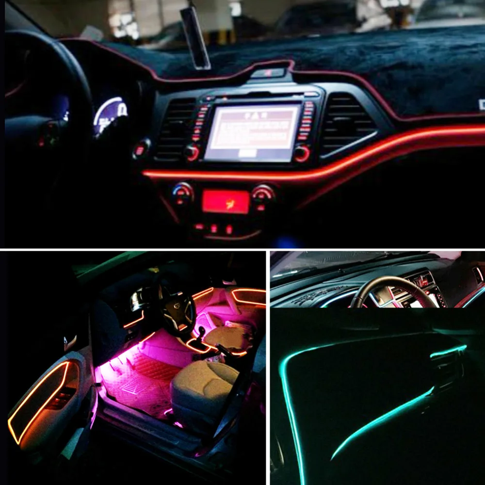 VooVoo 2Meters Atmosphere Lamps Car Interior Ambient Light Cold Light Line DIY Decorative Dashboard Console Door Car Styling 2M
VooVoo 2Meters Atmosphere Lamps Car Interior Ambient Light Cold Light Line DIY Decorative Dashboard Console Door Car Styling 2M