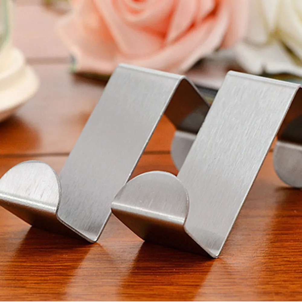 2 шт. вешалка для одежды из нержавеющей стали|door hook|hanger kitchenstainless door hook |