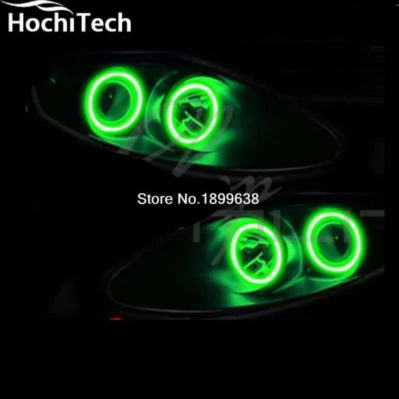 Для 2004 2006 Фольксваген Touareg RGB комплект светодиодов глаза ангела с Дистанционный