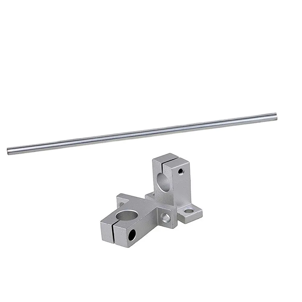 OD10mm 400mm Length Silver Vertical Linear Shaft Optical Axis & CNC Linear Rail Support Set of 3
OD10mm 400mm Length Silver Vertical Linear Shaft Optical Axis & CNC Linear Rail Support Set of 3
