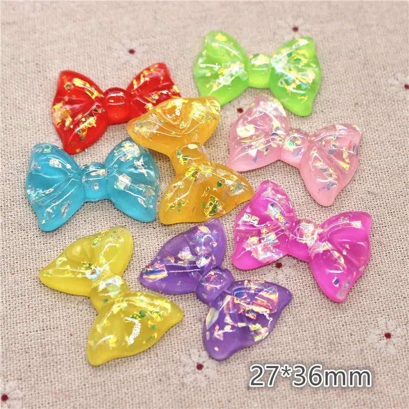 10pcs 25*37mm Mix Colors Cute Glitter Resin Bowknot Flat back Art Decoration Charm Craft DIY Accessories
10pcs 25*37mm Mix Colors Cute Glitter Resin Bowknot Flat back Art Decoration Charm Craft DIY Accessories