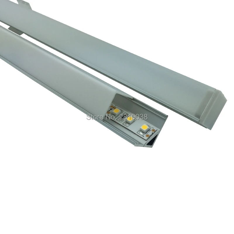 20 X 1M Sets/Lot V shape led strip aluminum channel and 45 degree beam angle aluminum led profile for wall corner led lamps
20 X 1M Sets/Lot V shape led strip aluminum channel and 45 degree beam angle aluminum led profile for wall corner led lamps