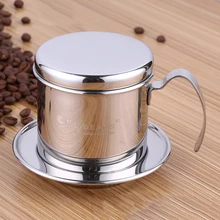 304 stainless steel hand-washing pot Vietnam drip coffee pot second generation coffee drip filter cup household coffee tools