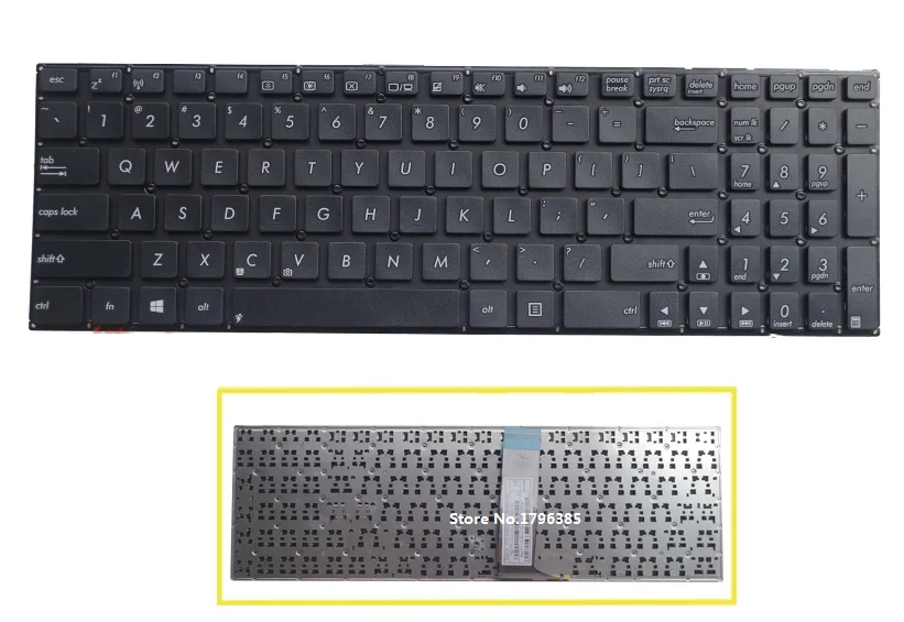 SSEA New US Black Keyboard For ASUS X502 X502CA X502A X502U X502XE X502C Laptop Keyboard Without Frame
SSEA New US Black Keyboard For ASUS X502 X502CA X502A X502U X502XE X502C Laptop Keyboard Without Frame