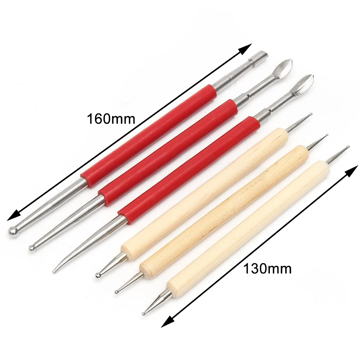 DIY 6pcs Leather Craft PMC Carving Modelling Splicing Embossing Spoon Stylus Tool
DIY 6pcs Leather Craft PMC Carving Modelling Splicing Embossing Spoon Stylus Tool