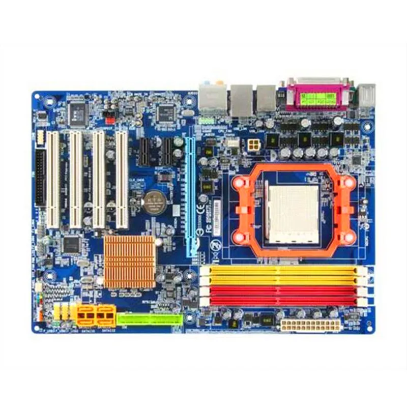 Оригинальная материнская плата для Gigabyte разъем AM2 DDR2 USB2.0 SATA2 GA M61P S3|Материнские
