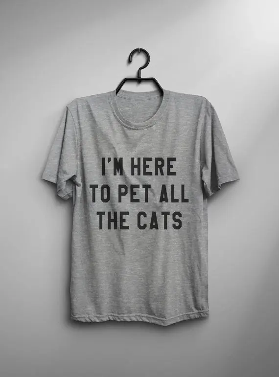 Cat lover gift shirt funny womens shirts with saying tumblr graphic tee for teens girl gifts women printed tshirts-C817
Cat lover gift shirt funny womens shirts with saying tumblr graphic tee for teens girl gifts women printed tshirts-C817