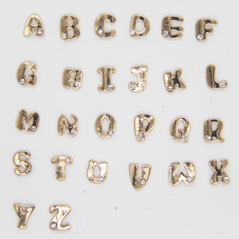 Free Shipping Nail Art Newness 2016 Gold Color 100pcs/bag 26 Letters Nail Rhinestone Metal Crystals Nail Art Nail Art Supplies
Free Shipping Nail Art Newness 2016 Gold Color 100pcs/bag 26 Letters Nail Rhinestone Metal Crystals Nail Art Nail Art Supplies