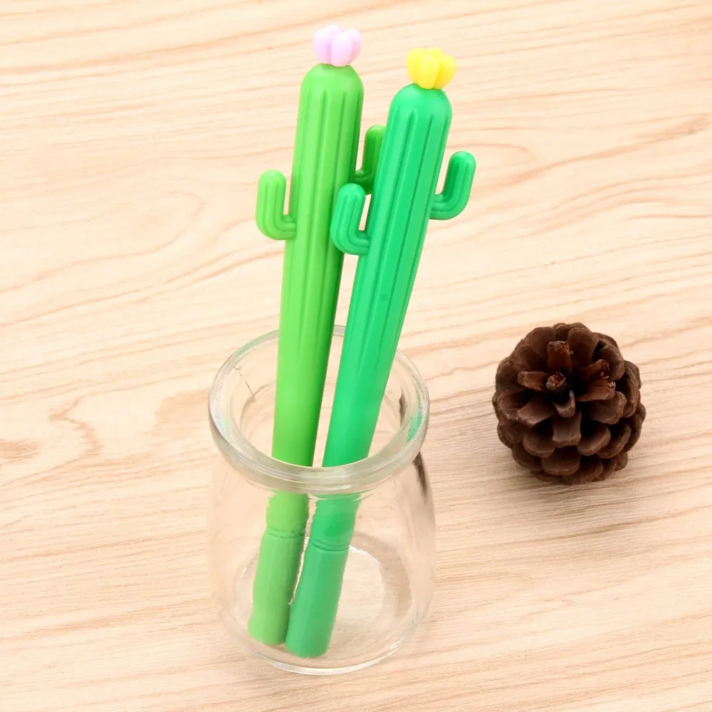 Novelty Cactus Gel pen Student Pen Black 0.5mm Pen Cute School Writing Office stationery Neutral ink pen
Novelty Cactus Gel pen Student Pen Black 0.5mm Pen Cute School Writing Office stationery Neutral ink pen