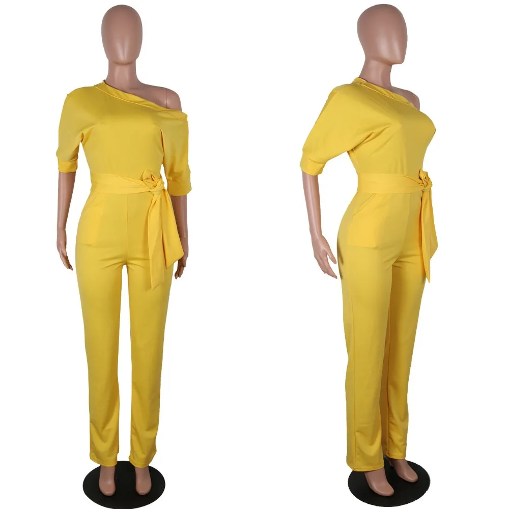 HAOOHU Shoulder Sashes Sexy Women Jumpsuit Romper Fashion Half Sleeve Pockets Rompers Womens Jumpsuit Casual Ladies Jumpsuits
HAOOHU Shoulder Sashes Sexy Women Jumpsuit Romper Fashion Half Sleeve Pockets Rompers Womens Jumpsuit Casual Ladies Jumpsuits