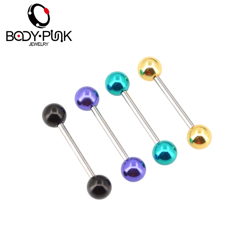 BODY PUNK Tongue Ring 316L Stainless Steel Barbell Tongue Piercing Fashion Jewelry Body Piercing Jewelry for Women Men 4pcs
BODY PUNK Tongue Ring 316L Stainless Steel Barbell Tongue Piercing Fashion Jewelry Body Piercing Jewelry for Women Men 4pcs