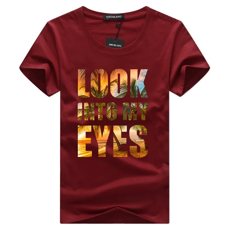 Summer New Style Short T shirt Men Brand Clothing High Quality Pure Cotton Male T-shirt Print tshirt Tee Shirts | Мужская одежда