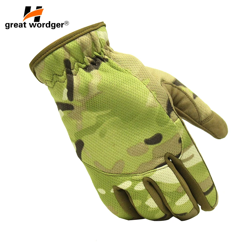 Новые камуфляжные военные легкие боевые перчатки армейские тактические