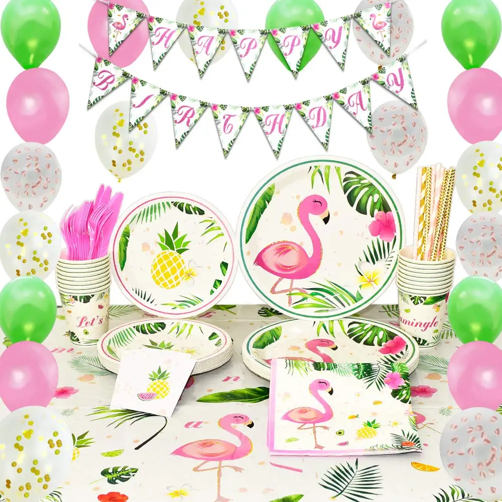 Summer Flamingo Party Kit Flamingo Theme Paper Plate Cup Napkins Birthday Party Decoration Kids Baby Shower Decoration Supplies
Summer Flamingo Party Kit Flamingo Theme Paper Plate Cup Napkins Birthday Party Decoration Kids Baby Shower Decoration Supplies