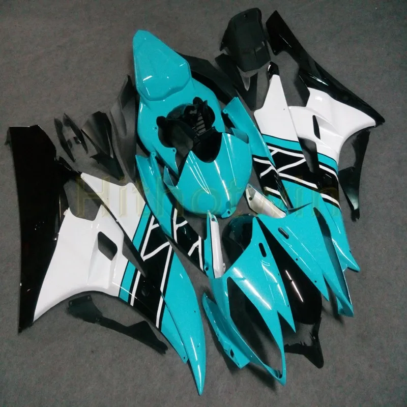 motorcycle cowl for YZF-R6 06 07 YZF R6 2006 2007 Custom motorcycle Fairing hull Body Kit light blue Injection mold
motorcycle cowl for YZF-R6 06 07 YZF R6 2006 2007 Custom motorcycle Fairing hull Body Kit light blue Injection mold