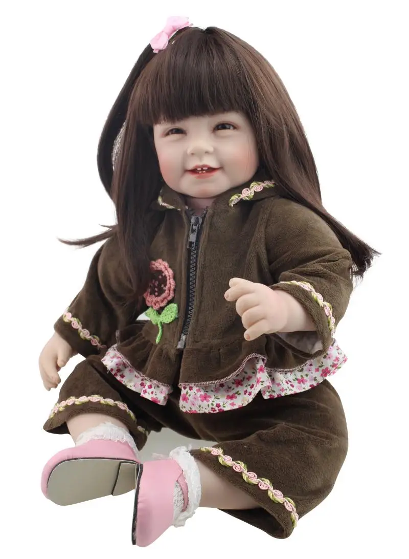NPK 56cm beautiful bebe reborn doll lifelike wig girl reborn babies silicone dolls toys for children xmas gift bonecas for kids
NPK 56cm beautiful bebe reborn doll lifelike wig girl reborn babies silicone dolls toys for children xmas gift bonecas for kids