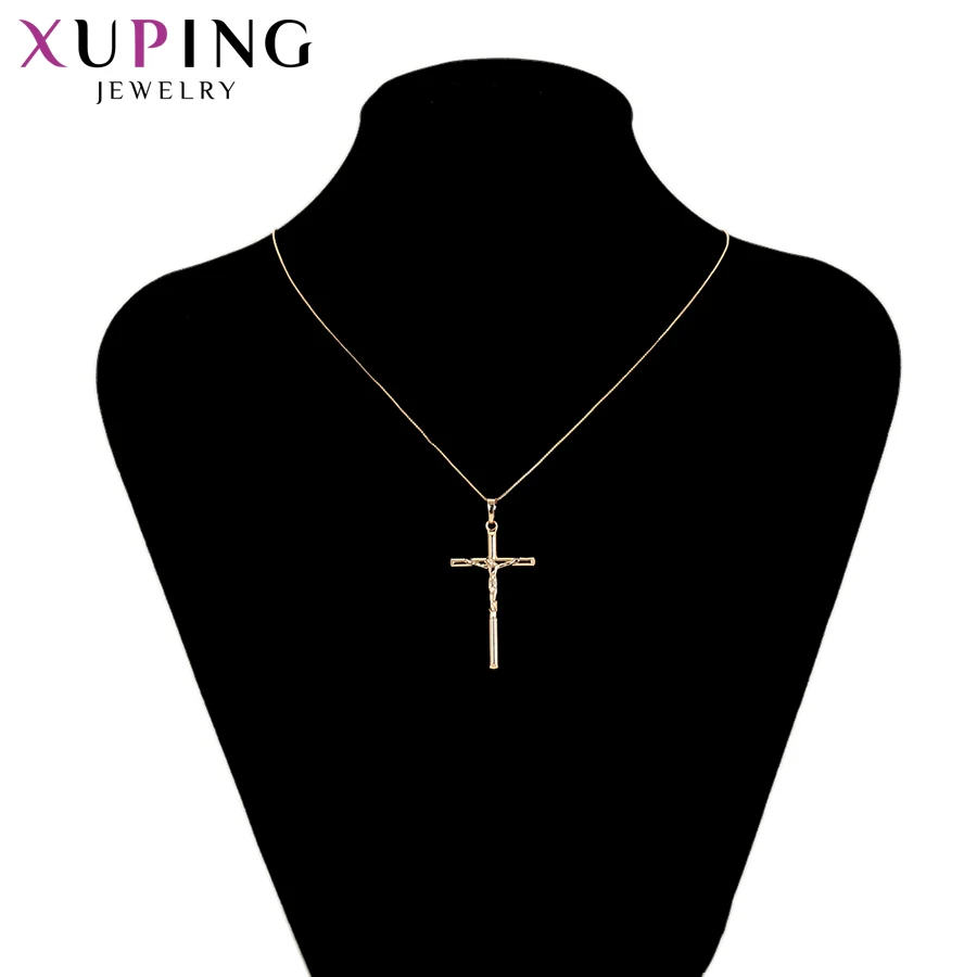 Xuping Cross Series аксессуары позолоченный Романтический кулон для девочек ювелирные