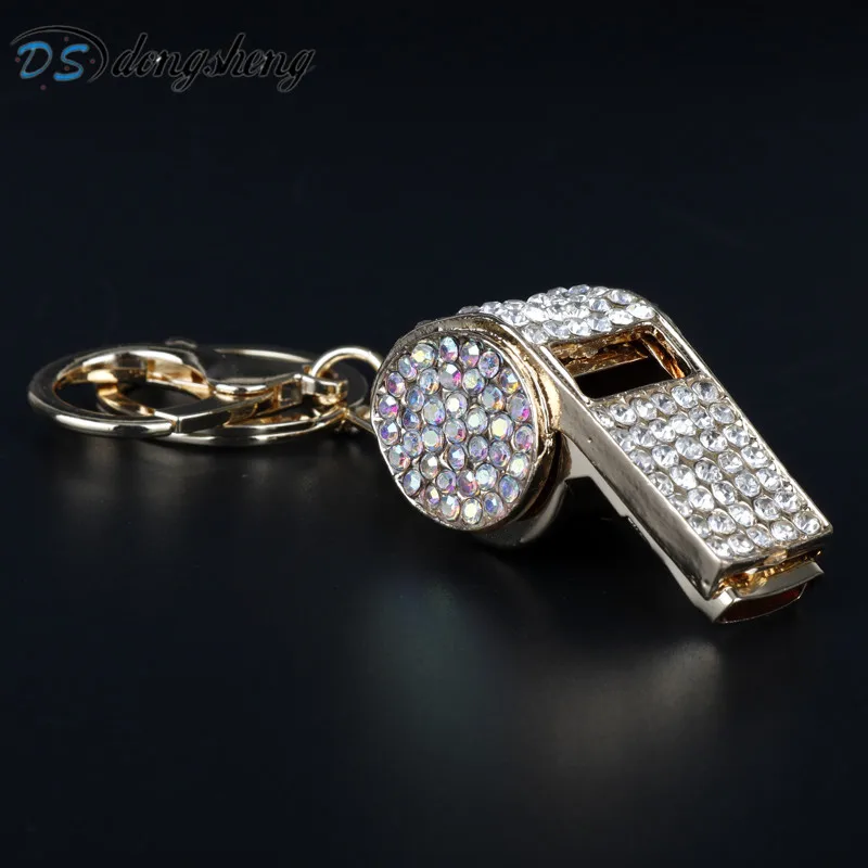 dongsheng Fashion Whistle Keychain Crystal Key Rings For Women Alloy Rhinestone HandBag Key Chain Car Key Holder llaveros mujer
dongsheng Fashion Whistle Keychain Crystal Key Rings For Women Alloy Rhinestone HandBag Key Chain Car Key Holder llaveros mujer