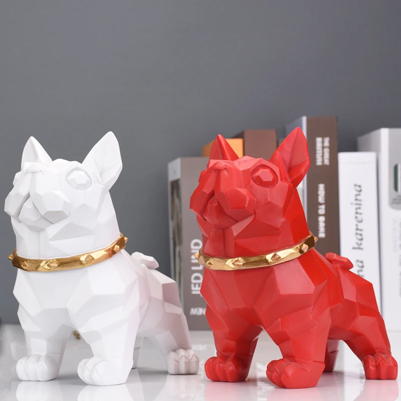 Geometric French Bulldog Statues Figurines Animal Dog Art Sculpture Resin Art&Craft Home Decoration Living Room 2Pcs/set R541
Geometric French Bulldog Statues Figurines Animal Dog Art Sculpture Resin Art&Craft Home Decoration Living Room 2Pcs/set R541