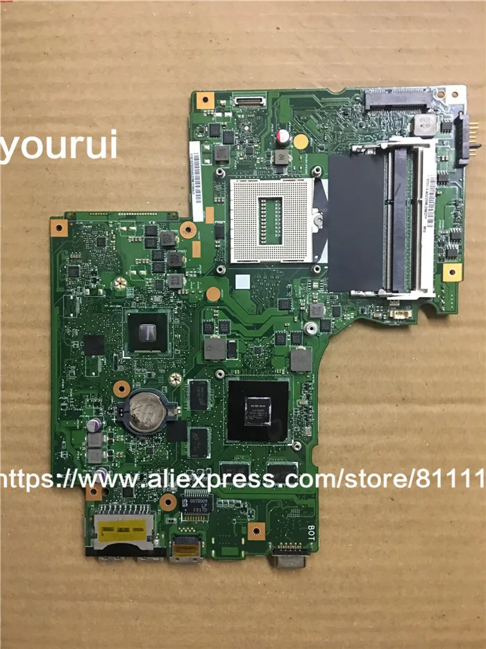 Материнская плата yourui 11S90004565, материнская плата пельбо2 rev 2,1 для ноутбука lenovo ideapad z710, графика 17,3 дюйма
Материнская плата yourui 11S90004565, материнская плата пельбо2 rev 2,1 для ноутбука lenovo ideapad z710, графика 17,3 дюйма
