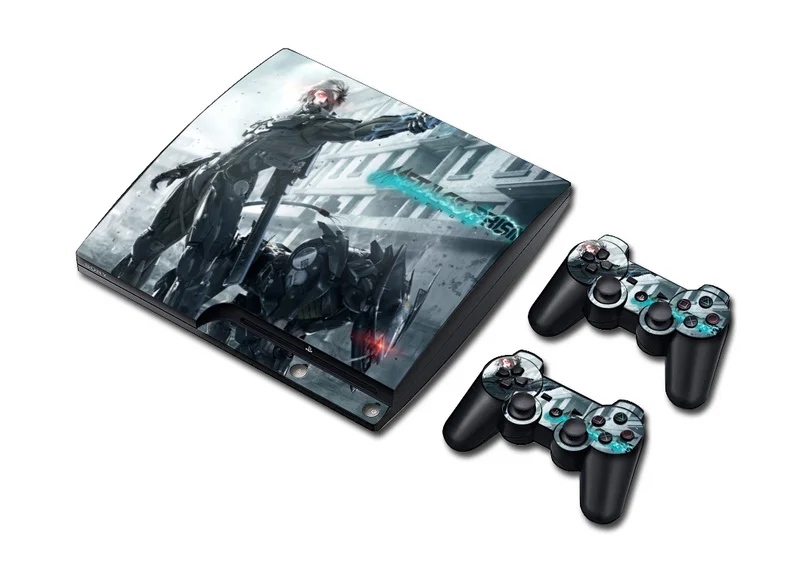 5 sets Кожи Наклейка Для PS3 Slim Игровой Консоли + 2 ШТ. Контроллер Обложка Теме