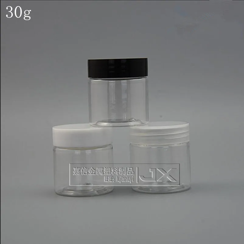 50 pcs 30 ml plastic transparent jar empty cream packaging bottles new Bank Cosmetic container free shipping
50 pcs 30 ml plastic transparent jar empty cream packaging bottles new Bank Cosmetic container free shipping
