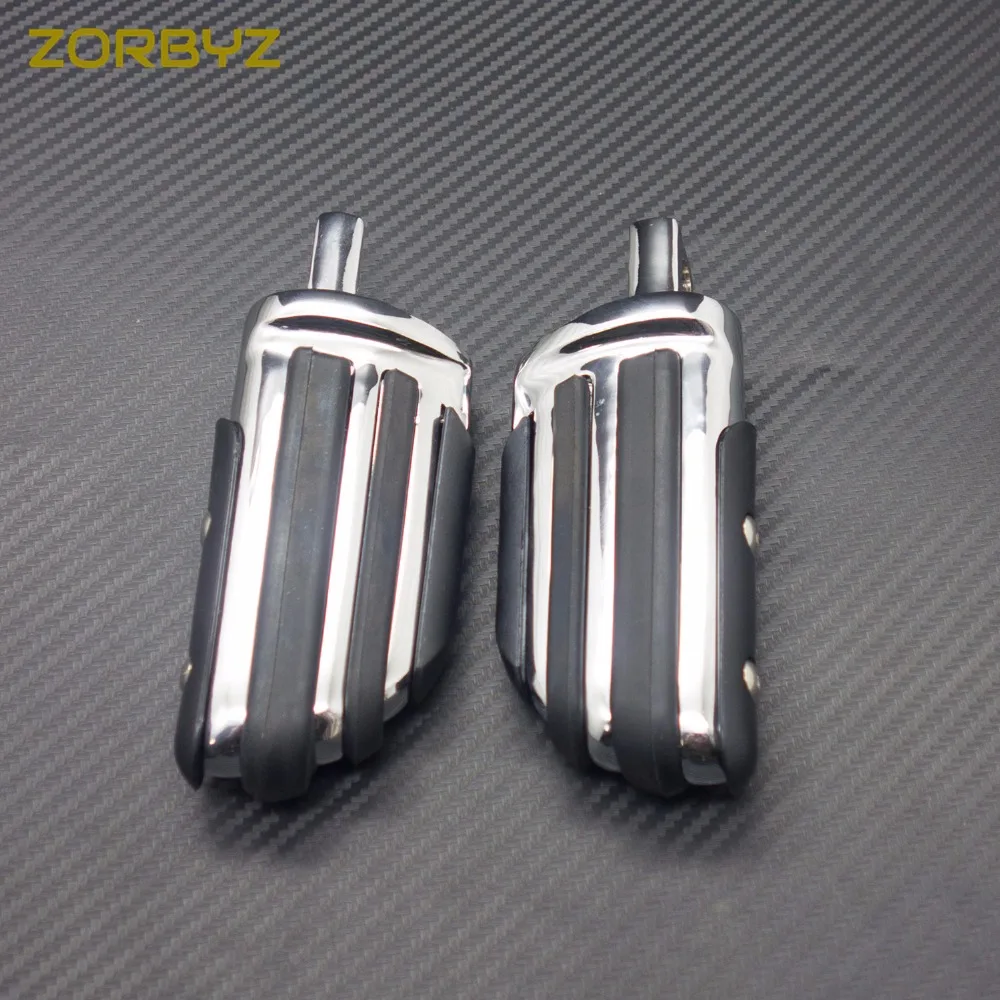 ZORBYZ новые хромированные подножки передние и задние для Harley Sportster 1200 Softail Dyna