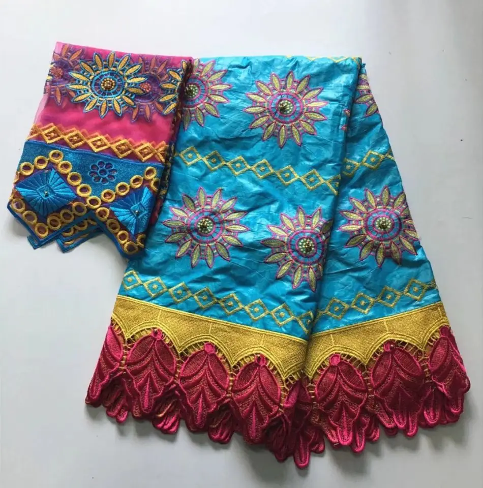 5 Y/pc Hot sale sky blue Bazin lace fabric and fuchsia african water soluble lace match 2Y french net lace for dress GX3-5
5 Y/pc Hot sale sky blue Bazin lace fabric and fuchsia african water soluble lace match 2Y french net lace for dress GX3-5