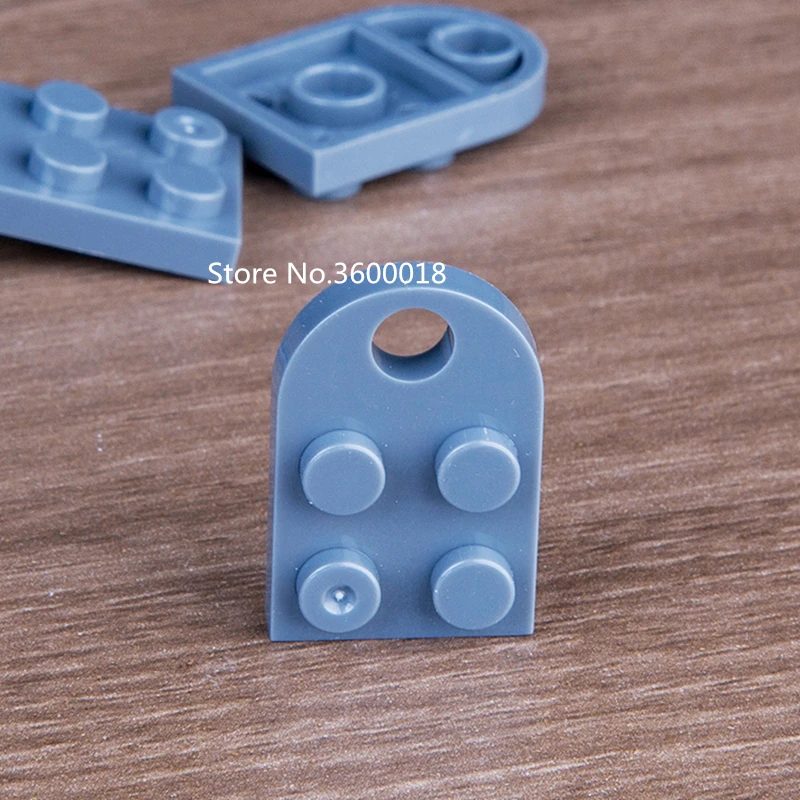 20 шт./лот DECOOL части совместимы 3176 MOC темно серый 2x2 кирпича Образовательные DIY