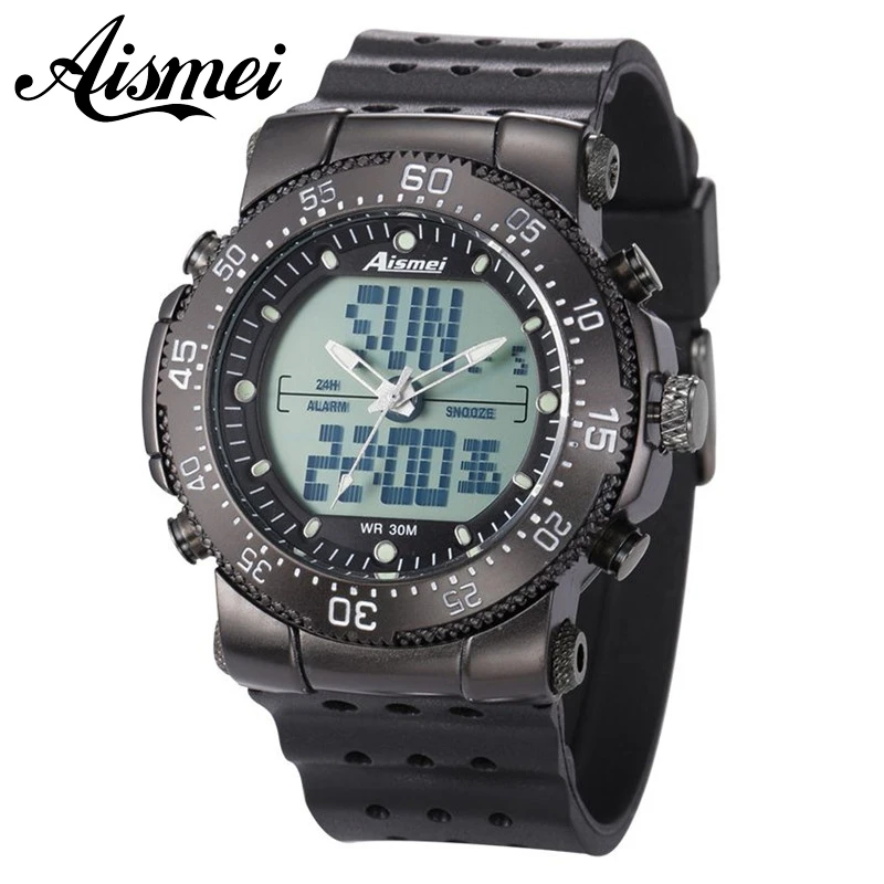 New Aismei tactical digital Military Watches Digital LED Alarm Waterproof Army Brand Quartz fashion casual Sports Wristwatches
New Aismei tactical digital Military Watches Digital LED Alarm Waterproof Army Brand Quartz fashion casual Sports Wristwatches