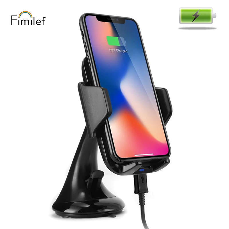 Fimilef Car Holder Fast Wireless Charger with Suction Cup Mount 2 in 1 Wireless Charger Mobile Phone Holder For Samsung S7 edge
Fimilef Car Holder Fast Wireless Charger with Suction Cup Mount 2 in 1 Wireless Charger Mobile Phone Holder For Samsung S7 edge