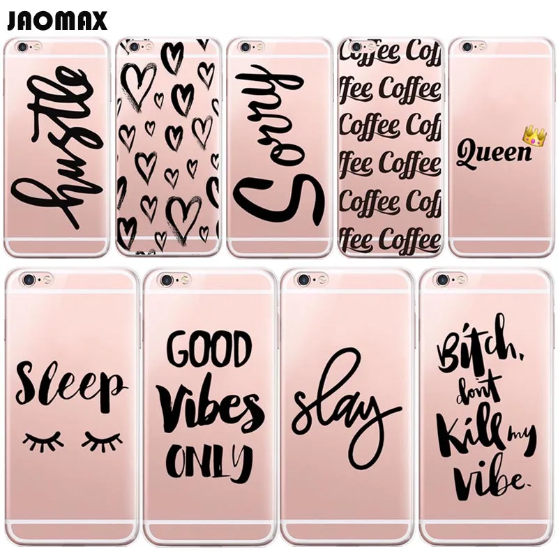 Модные английские суши кофейные Слова чехол для iPhone X 6S 6 Plus Xs Max 5 5S SE 8 7 Xr