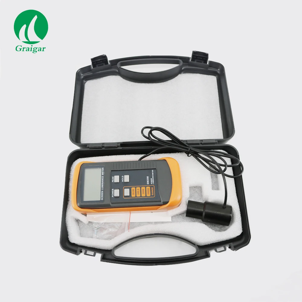 High Stability SM208 Digital Screen Brightness Meter Measuring Range 0.01-39990cd/m2
High Stability SM208 Digital Screen Brightness Meter Measuring Range 0.01-39990cd/m2