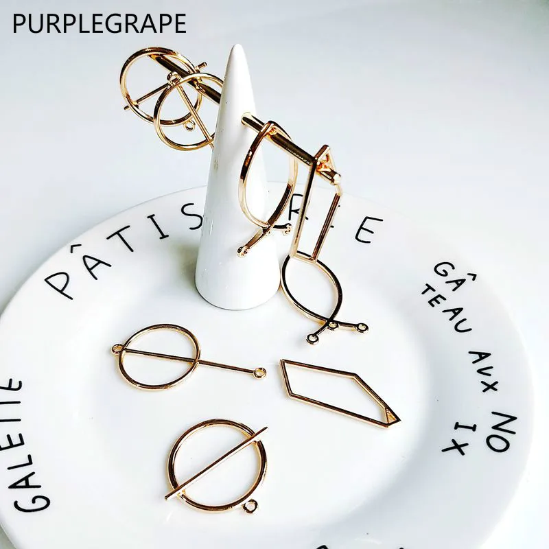 PURPLEGRAPE Minimalism European and American metal geometry diy material handmade earrings accessories wholesale
PURPLEGRAPE Minimalism European and American metal geometry diy material handmade earrings accessories wholesale