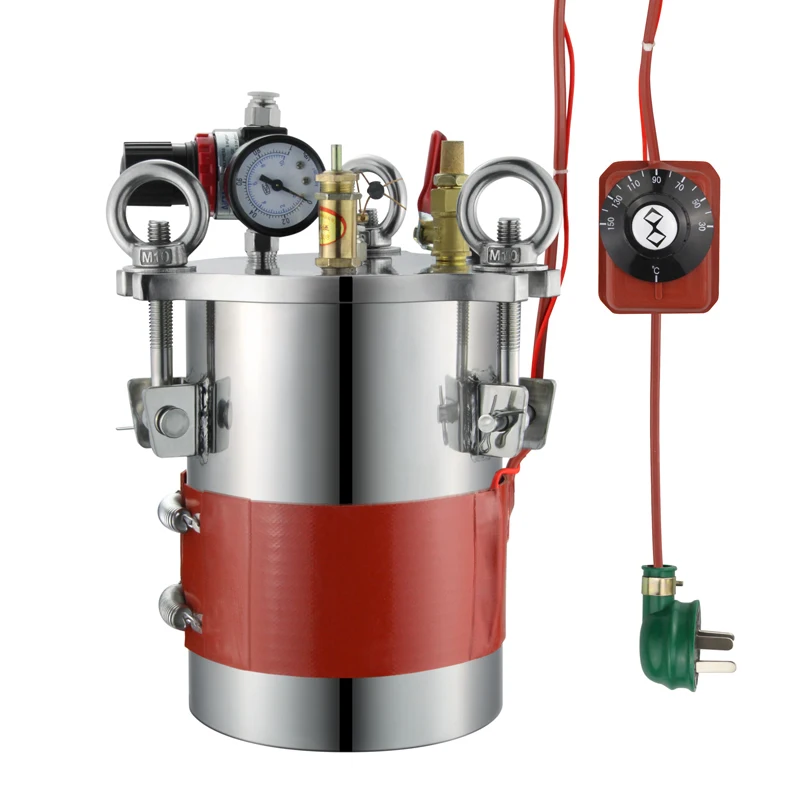 1L 2L Stainless steel pressure tank, silicone heating plate temperature control box, dispensing plastic barrel
1L 2L Stainless steel pressure tank, silicone heating plate temperature control box, dispensing plastic barrel