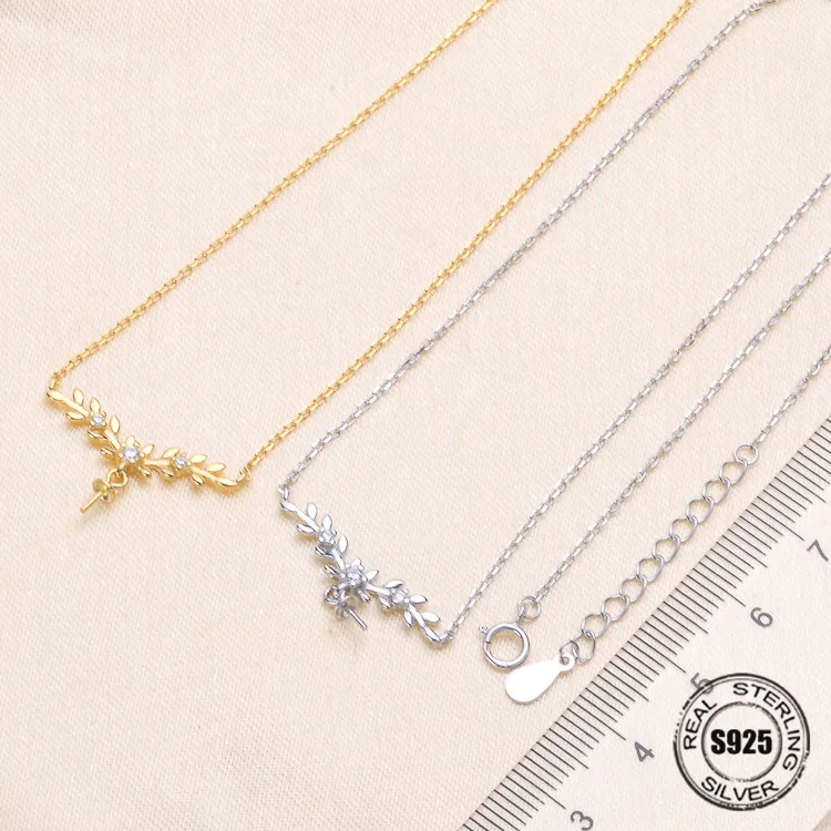 Necklace Pendant Findings S925 Sterling Silver Necklace Chain Settings Jewelry Parts Fittings Jewelry Making Charm Accessories
Necklace Pendant Findings S925 Sterling Silver Necklace Chain Settings Jewelry Parts Fittings Jewelry Making Charm Accessories