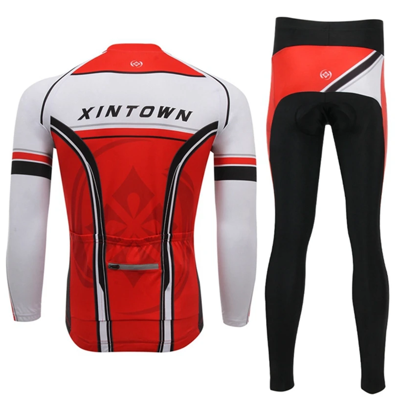 XINTOWN Red Men Women Cycling long-sleeved jersey suits Bicycle Sports breathable jacket bike clothes cycling clothes long pants
XINTOWN Red Men Women Cycling long-sleeved jersey suits Bicycle Sports breathable jacket bike clothes cycling clothes long pants