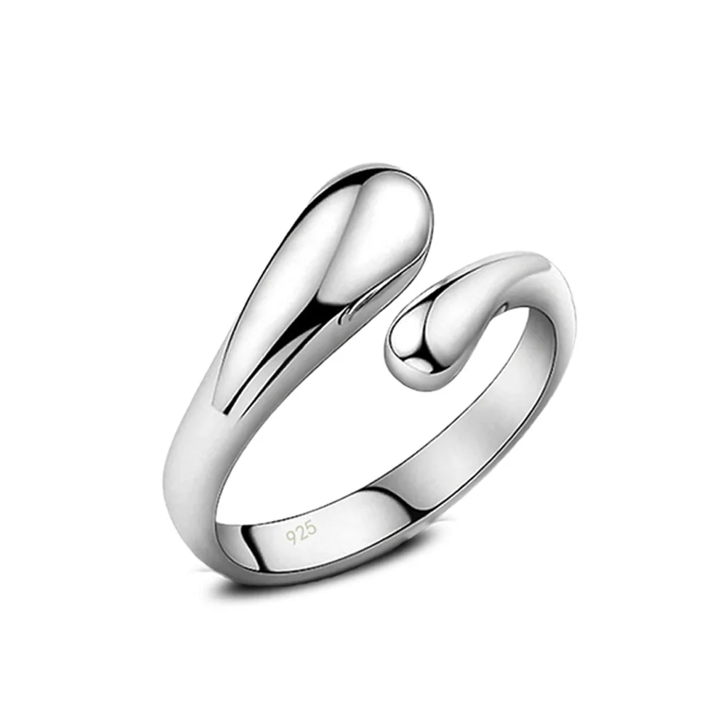 XIYANIKE New Arrival 925 Sterling Silver Jewelry Open Water Droplets Rings For Party Women Adjustable Ring Anillos Bague VRS2226
XIYANIKE New Arrival 925 Sterling Silver Jewelry Open Water Droplets Rings For Party Women Adjustable Ring Anillos Bague VRS2226