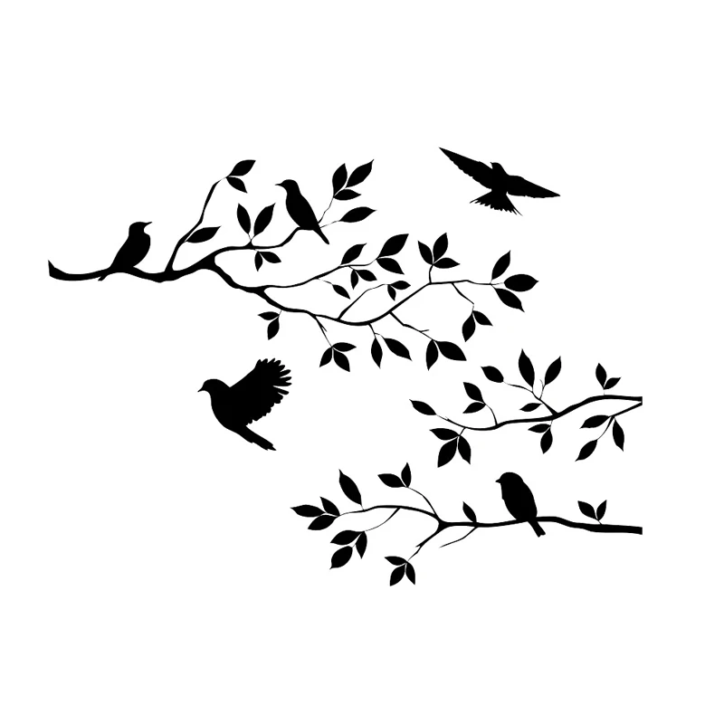 Nice Arts Home Decor Wallpapers Flying Birds Tree Wall Stickers Removable Decal Posters DIY Living Room Mural Decor
Nice Arts Home Decor Wallpapers Flying Birds Tree Wall Stickers Removable Decal Posters DIY Living Room Mural Decor
